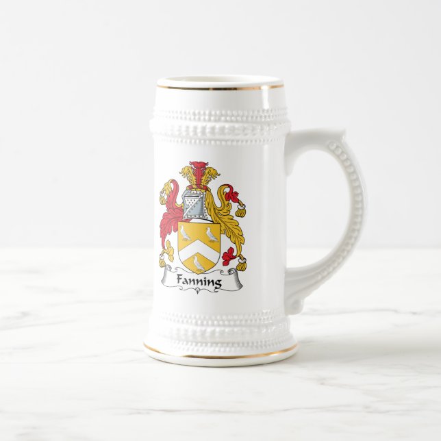 Fanning Family Crest Beer Stein (Right)