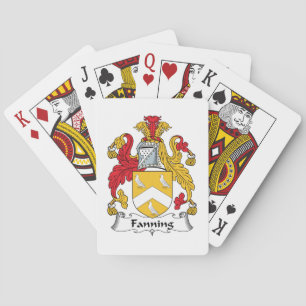 Fanning Family Crest Poker Cards
