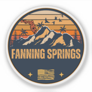Fanning Springs, Florida Sticker