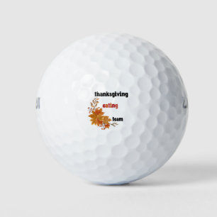 fanny and happy thanksgiving golf balls