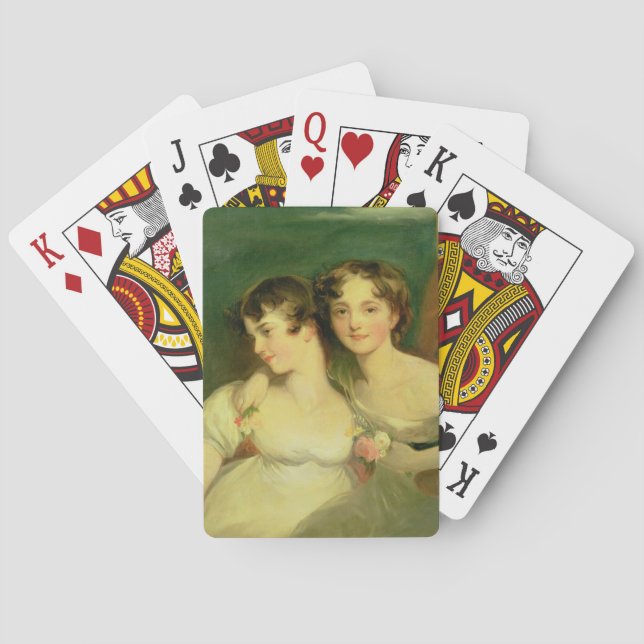 Fanny and Jane Hamond Poker Cards (Back)