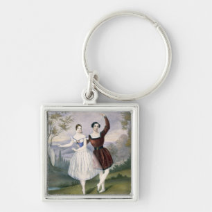 Fanny Cerrito (1817-1909) and Sigr. Guerra, in the Keychain