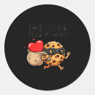 Fanny Cookie Day National Chocolate Chip Designer  Classic Round Sticker
