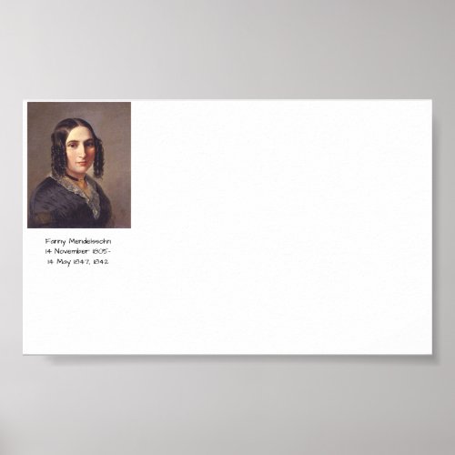 Fanny Mendelssohn 1842 Poster