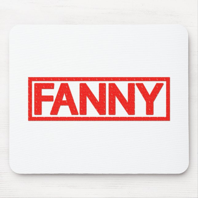 Fanny Stamp Mouse Pad (Front)