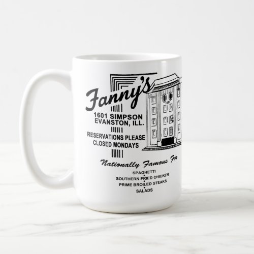 Fannys Restaurant Evanston IL Coffee Mug