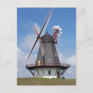 Fanoe Windmill Denmark Postcard