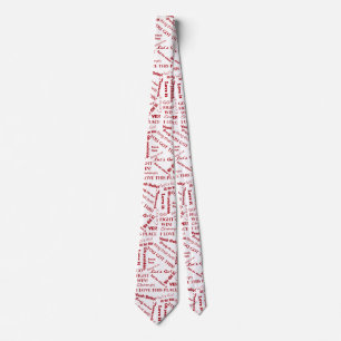 Fans Cheer Words of Encouragement Neck Tie