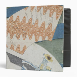 Fans floating on a stream 3 ring binder