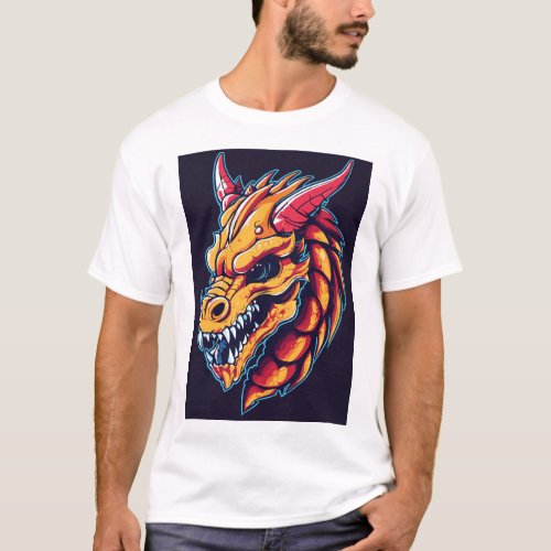 fansion of dragon style mens t_shirt 