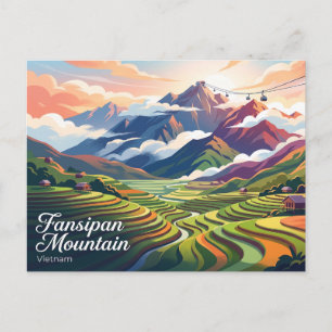 Fansipan Mountain Vietnam Postcard
