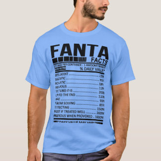 FANTA Nutrition Facts T-Shirt