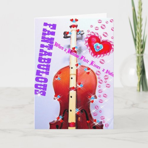 FǻtbℓŞ  Romantic Greeting Card Card