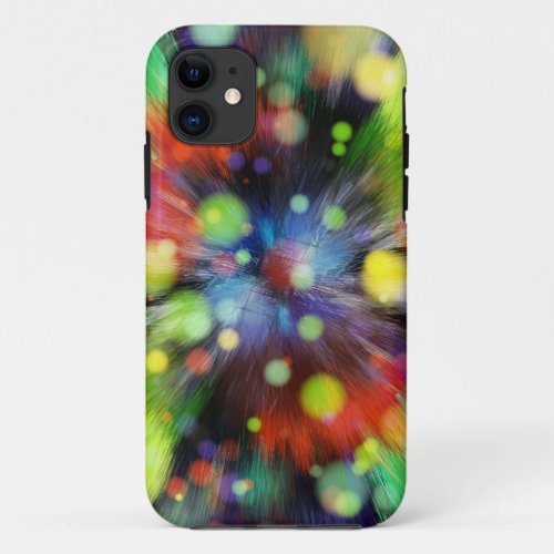 Fantacy Abstract Background Bokeh Pattern iPhone 11 Case