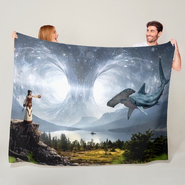 FANTACY SHARK FLEECE BLANKET (In Situ)