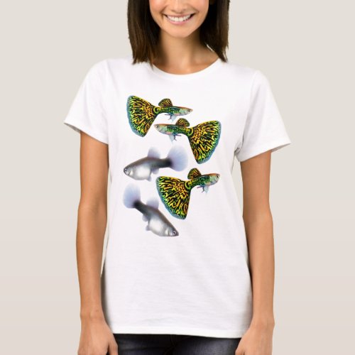 Fantail Guppies T_Shirt