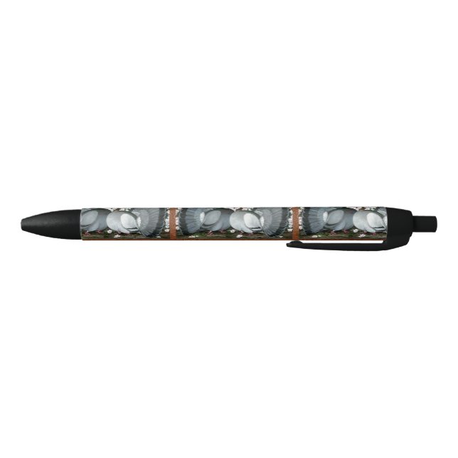 Fantail Pigeons Matched Pair Pen (Bottom)