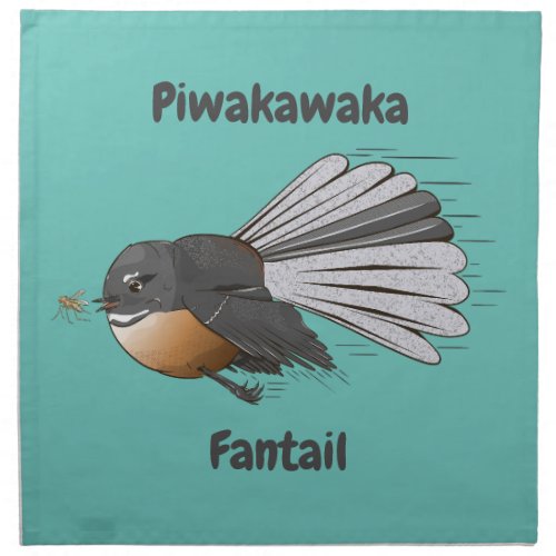 Fantail Piwakawaka Cloth Napkin