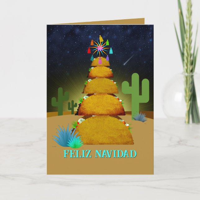Fantas-TACO Letterpress Thank You Card (Front)