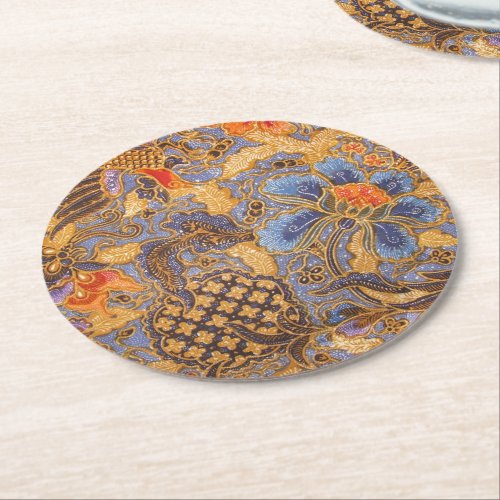 Fantasia Batik Round Paper Coaster