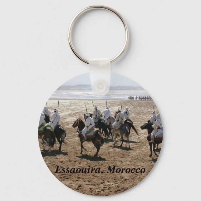 Fantasia, Essaouira, Morocco Keychain (Front)