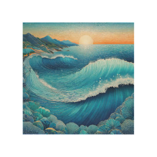 Fantasia Waters Seascape Wood Wall Art