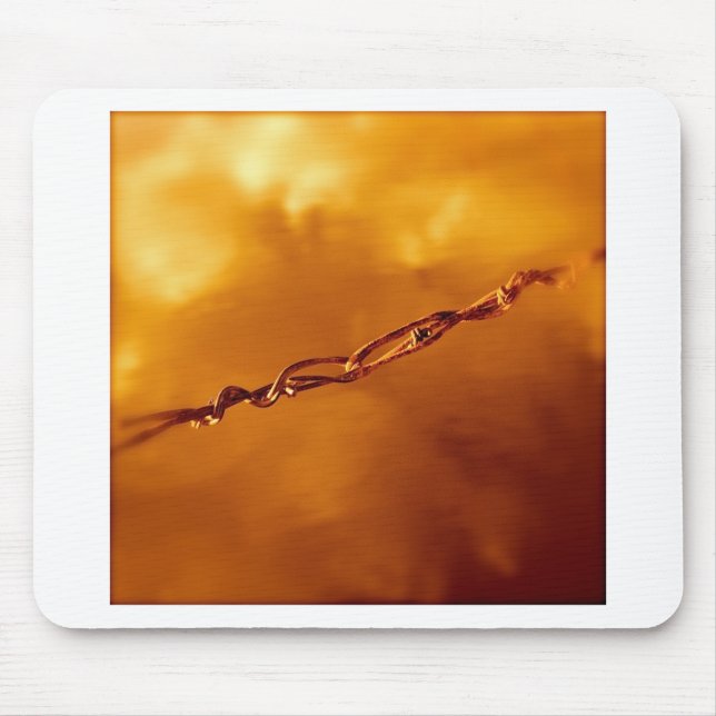 Fantasia Wire in Orange Mouse Pad (Front)