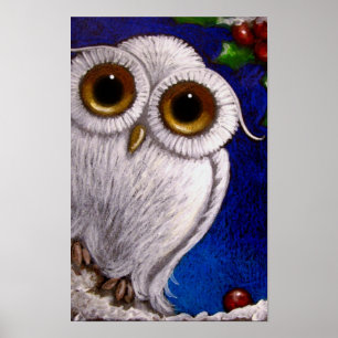 FANTAST WHITE BABY SNOWY OW HOLIDAY 11"X17" Poster