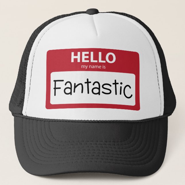 fantastic 001 trucker hat (Front)