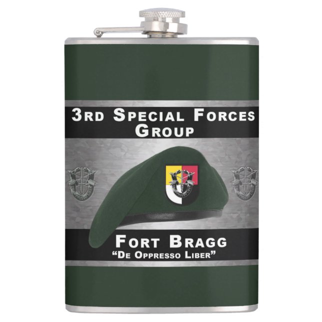 Fantastic 3rd Special Forces Group Flask (Front)