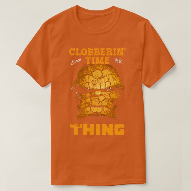 Fantastic 4 Clobberin Time T-Shirt (Design Front)