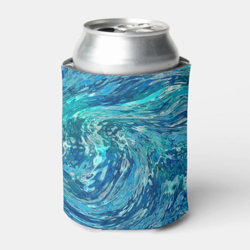 Fantastic Abstract Wave Can Cooler