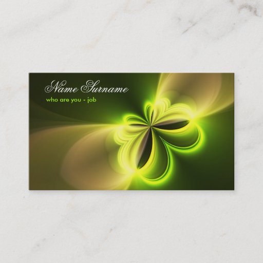 Customizable fantastic abstraction business card design