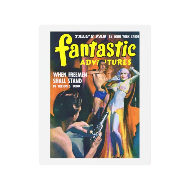 Fantastic Adventures (Nov, 1942) Metal Print (Front)