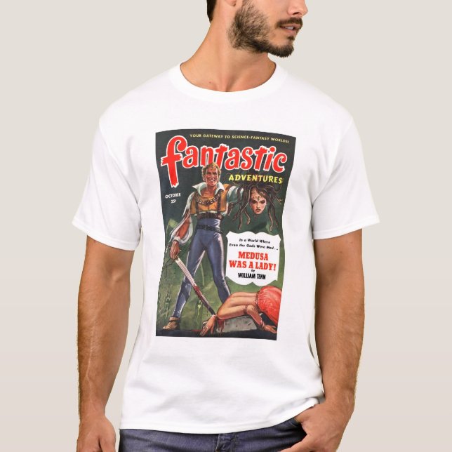 Fantastic Adventures (Oct, 1951) T-Shirt (Front)