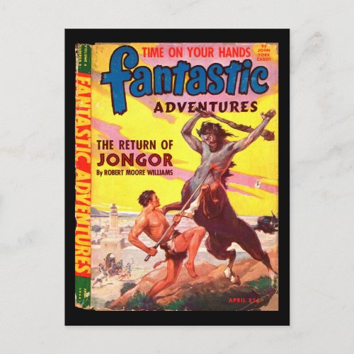 Fantastic Adventures v06 n02 Apr 1944_Pulp Art Postcard