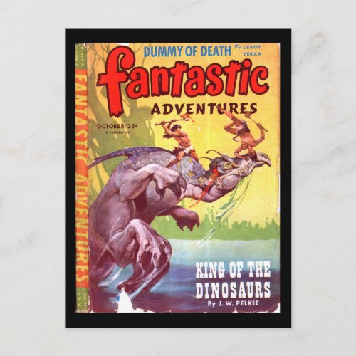 Fantastic Adventures v07 n04 Oct 1945_Pulp Art Postcard