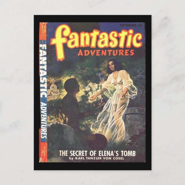 Fantastic Adventures v09 n05 (1947-09.Ziff-Davis) Postcard (Front)