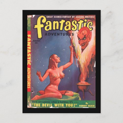 Fantastic Adventures v12 n08 Aug 1950_Pulp Art Postcard