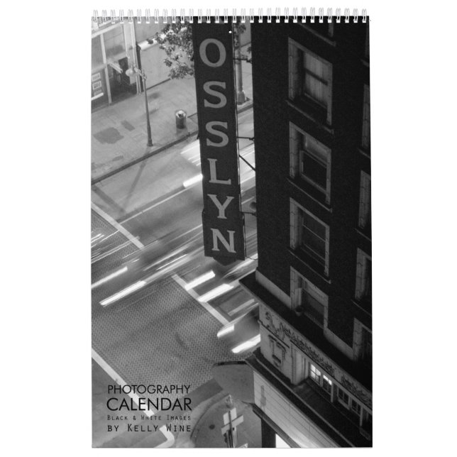 Fantastic B&W Photography Calendar - Kelly Wine (Cover)