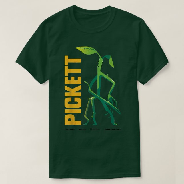 Fantastic Beasts 3 Pickett the Bowtruckle  T-Shirt (Design Front)