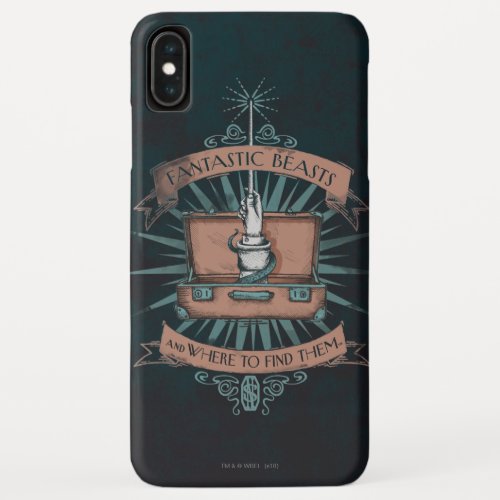 FANTASTIC BEASTS AND WHERE TO FIND THEMâ Briefcase iPhone XS Max Case