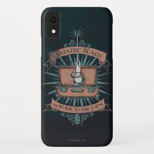 FANTASTIC BEASTS AND WHERE TO FIND THEMâ Briefcase iPhone XR Case