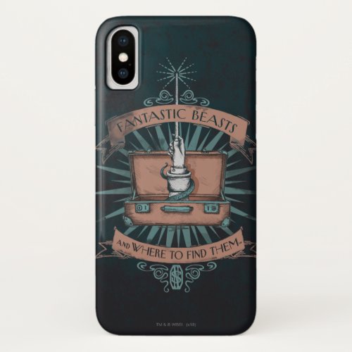 FANTASTIC BEASTS AND WHERE TO FIND THEMâ Briefcase iPhone XS Case