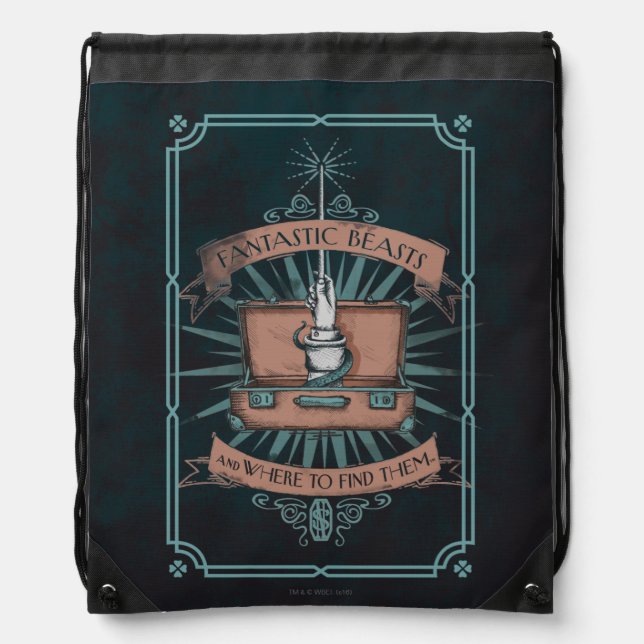FANTASTIC BEASTS AND WHERE TO FIND THEM™ Briefcase Drawstring Bag (Front)