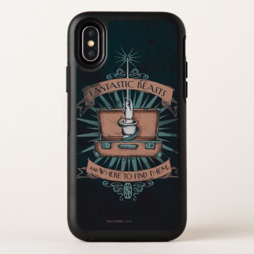 FANTASTIC BEASTS AND WHERE TO FIND THEMâ Briefcase OtterBox Symmetry iPhone X Case