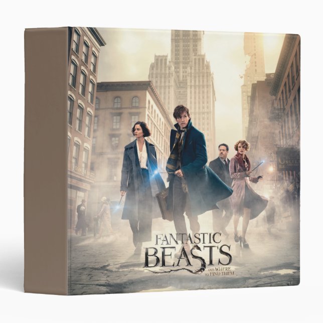 FANTASTIC BEASTS AND WHERE TO FIND THEM™ City Fog 3 Ring Binder (Front/Spine)