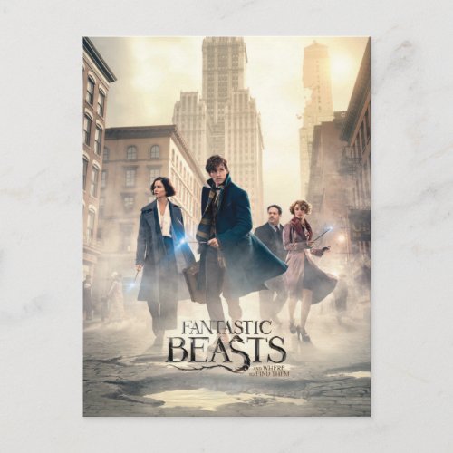 FANTASTIC BEASTS AND WHERE TO FIND THEMâ City Fog Postcard