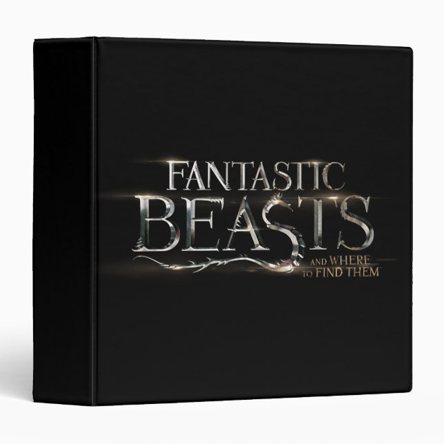 FANTASTIC BEASTS AND WHERE TO FIND THEM™ Logo 3 Ring Binder (Front/Spine)