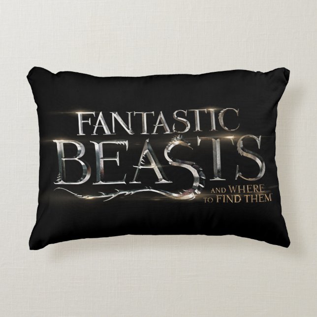 FANTASTIC BEASTS AND WHERE TO FIND THEM™ Logo Accent Pillow (Front)